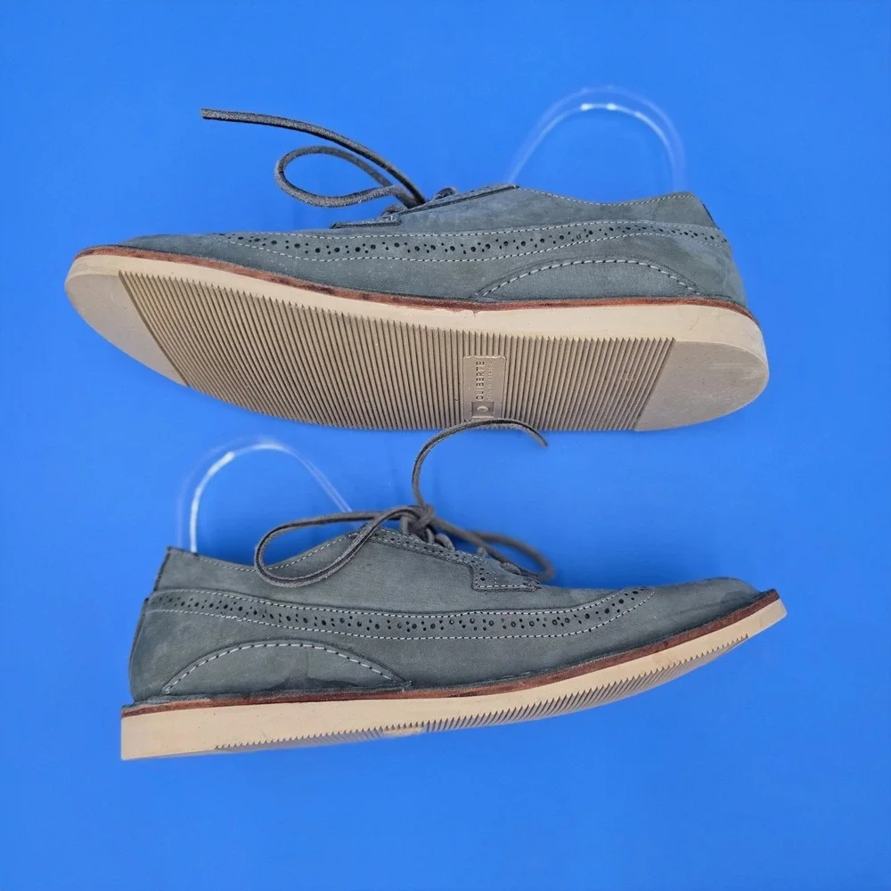 Oliberte Green Suede‎ Wingtip Oxfords EU43